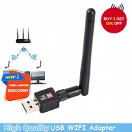 Mini USB WiFi Adapter Wireless Network Card LAN Receiver Dongle Antenna for Windows PC