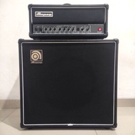 Ampli gitar bass 12inch head cabinet custom Ampeg suara mantap