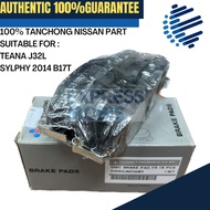 TAN CHONG NISSAN FRONT BRAKE PAD D1060-JN01AMY TEANA J32L SYLPHY 2014 B17T