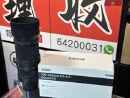 全新一樣送腳架環！Sigma 100-400mm F5-6.3 DG DN Sony FE mount