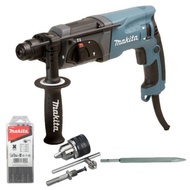 MAKITA HR2470X5 ROTARY HAMMER 24MM 780W + FOC MAKITA DRILL BIT&amp;CHISEL+DRILL Chuck (2470 HR2470)