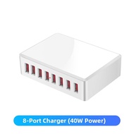 Earise | High Power Multi-Port USB Charger Desktop Station For Android Apple Huawei Xiaomi Multiple 
