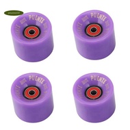 PUENTE 4Pcs Cruiser Skateboard Wheels PU Wheels Long Board Cruiser Wheels with ABCE-9 Bearings,