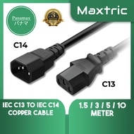 Panamax 1.5M ~ 10M C13 to C14 POWER CORD Copper MONITOR TO CPU CABLE Extension Server Room UPS PDU P