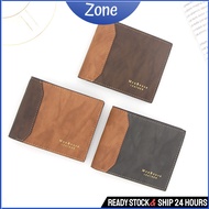 W42 Zone Professional Men New Fashion Modern Genuine Leather Purse Men Wallet Bag (Short) Wallet lel