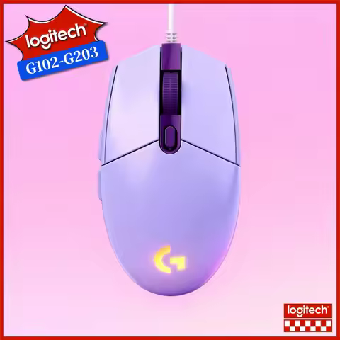 Logitech G102 Wired Gaming Mouse, 8X Faster Response, 6 Keys, RGB Backlit, Compatible With Mac/Windo