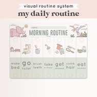 Bramble – Dinosaur Daily Routine Flip Board for Kids | Visual Schedule Chart | Autism, ADHD, PECS, H