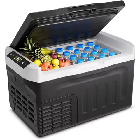 Car Fridge Portable 12 Volt Refrigerator - 22QT 21L Electric Cooler 12/24V DC110-240V AC Fast Coolin