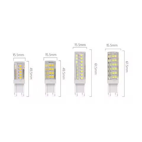 7W G9 E14 LED Light Bulbs Dimmable G 9 Base Bulbs For Chandeliers Replace 40W Halogen Lamp 120V 230V