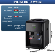 IPRO Hot & Warm / Hot & Cold Mini Top Loading Water Dispenser / Power Saving Bottle Type Dispenser T