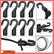 FZIPUA 5/10 Pcs 4322mm Boat Kayak Accessories Open End Cord Camping Tent Hook Elastic Ropes Buckles Snap Buckles Straps Hooks