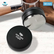 One Two Cups Espresso Coffee Tamper Coffee Powder Stainless Steel 58mm / Coffee Compactor Tamper / D