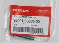 96001-06035-00×1  โบลต์หน้าแปลน 6x35 ยึดฝาครอบสายพาน Honda AIR BLADE CLICK110-110i ICON SCOOPY i  1ชิ้น อะไหล่แท้ศูนย์💯%