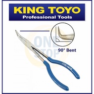King Toyo 275mm Extra Long Nose Plier ( 90° Bent Type ) KT-6711 / Playar Muncung tirus / Playar panjang / Playar bengkok