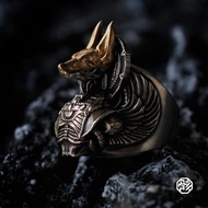 Men's Dark Anubis Ring