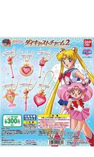 Bandai Sailor Moon美少女戰士變身器鏡盒魔法棒金屬製key chain全新末開袋