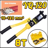 【ส่งจากกรุงเทพฯ 】คีมย้ำหางปลา ย้ำสายไฟ ไฮดรอลิค YQK-120 คีมย้ำหางปลา ย้ำสายไฟ ไฮดรอลิค ขนาด 120