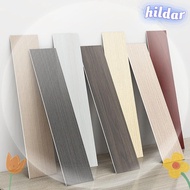 HILDAR Skirting Line, Windowsill Self Adhesive Floor Tile Sticker, Waterproof Wood Grain Living Room Waist Line
