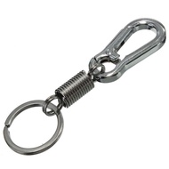 OURPGONE Carabiner Per Spring Keychain Stainless Steel LC-111 Hitam Karabiner Gantungan Kunci Mobil 