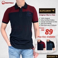 🔥NEW ARRIVAL🔥 KANGAROO MEN’S COLLAR POLO T-SHIRT ( KCTS-1330 ) Plus Size Available 2XL, 3XL, 3XL, 4XL, 5XL