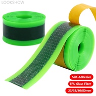 LOOKSHOW 2.3m Self-Adhesive Anti-Puncture Tire Liner for 700cx18-32 /1.95-2.125 /2.4-3.0 Bike Punctu