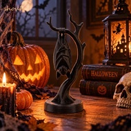 SHOUH Halloween Bat Figurine Ornament,  Printed PLA Craft Gothic Sculpture, Spooky Tabletop Decor De