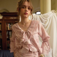 lookbooklookbook hannah top mauve gingham