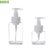 KIKO2E Foam Pump Bottle Travel Empty Square Cosmetic Containers Shower Shampoo Bottle Face Cleanser 