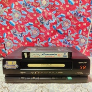VCR player with VHS tape Sharp S8/electricity 220v