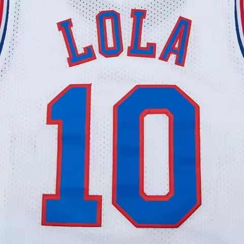 Unique Design Moie Space Jam # 10 LOLA Cosplay Tune Squad Bunny Basketball Jersey Halloween Shirts f