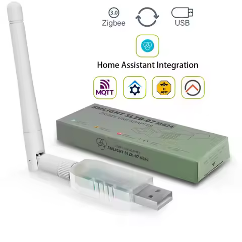 SMLIGHT Zigbee 3.0 SLZB-07MG24 Smallest Thread/Matter Zigbee2MQTT USB Adapter Support Works With Zig