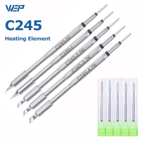 WEP C245 Soldering Iron Tips Replacement Repaid Heating For 982 982-II 982-III 982D 982D-III 992D-II