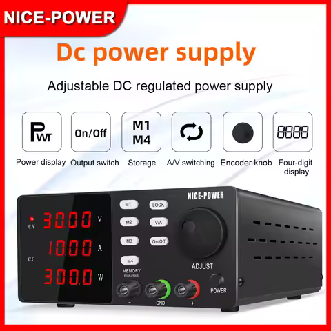 300V 200V High-power Adjustable Laboratory DC Power Supply Memory Output Switching Bench Voltage Reg