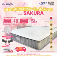 [READY STOCK] DR TAKASHI SAKURA MATTRESS | FREE PILLOW | HIGH DENSITY FOAM | POSTURE SPRING | Tilam