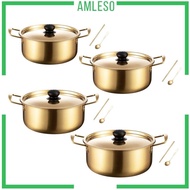 [Amleso] Korean Ramen Cooking Pot Cooking Pot Multipurpose Household Instant Noodles Pot