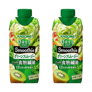 野菜生活100 - Smoothie綠色 蔬菜果汁 330ML X2 到期日 2026-6-1