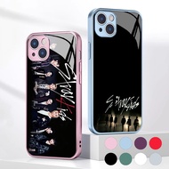 Stray Kids Tempered Glass Phone Case For IPhone 15 14 13 12 11 Pro XS Max Plus Mini X XR 8 7 6s SE2/