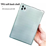 Transparent Tablet Case For Android Tablet PC 5G Galaxy X95 Tab 10.8 inch Global X95Pro Pro 2024 Soft TPU Silicone Anti-fall Protective Cover
