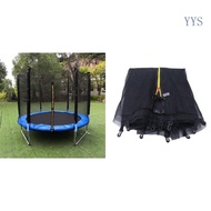 YYS Trampoline Enclosure Net 6 Poles Trampoline Replacement Safety Net Enduring