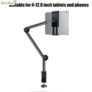 SC【ready stock】Tablet Desk Mount Multi-Angle Adjustable Tablet Stand Holder Long Arm Mount Clamp For 4-12.9" Laptop Smart Phone