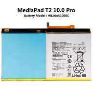 For HW Mediapad T2 10.0 Pro ( FDR-A01L FDR-A01W FDR-A03L FDR-A04L ) Battery HB26A510EBC @ 6660mAh