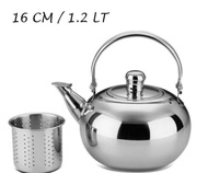 Teko Ceret Stainless 16cm Xiong Qiang/Ceret stainless 16cm Polos/Ceret stil 16cm/Teko jadul stil 26c
