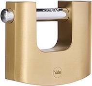 Yale Y114B/50/111/1 Padlock, Brass Shutter, 50mm