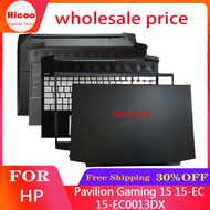 Laptop LCD Back Cover  For HP Pavilion Gaming 15 15-EC 15-EC0013DX Top Screen Back Cover Front Bezel/Palmrest/Bottom Case
