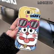 MHKEID Casing Hp Samsung Galaxy J7 Prime J2 Prime J7 Prime 2 Case pola Berwarna Doraemon menyenangka
