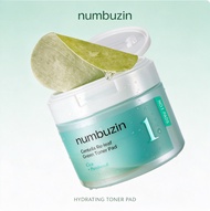 【เปิดตัวผลิตภัณฑ์ใหม่】numbuzin No.1 Toner Pads | Centella Re-Leaf Green Toner Pad | Double-Sided | C