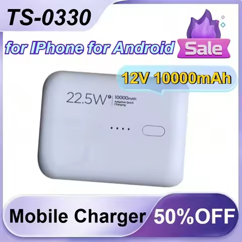 TS-D330 12V 10000mAh 20W/22.5W PD TS-D304 for IPhone for Android Smartphone Fast Charging Mini Power
