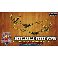 Bajaj ct 100 125 Bumblebee Decals