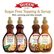 Queen | Sugar Free Maple Flavoured Syrup Sugar Free Topping 355ml Sirap Perisa Maple Tanpa Gula Topp