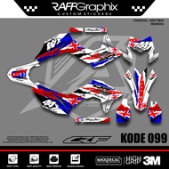 MERAH Crf 150 L sticker - cool crf decal sticker - crf sticker - crf150l - red crf decal